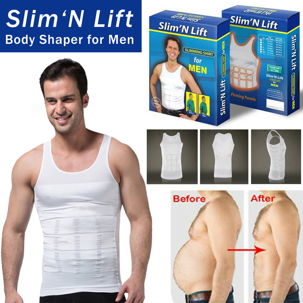 Men’s Slim N Lift Body Shaper Vest – पेट कम देखाउने Slimming Vest