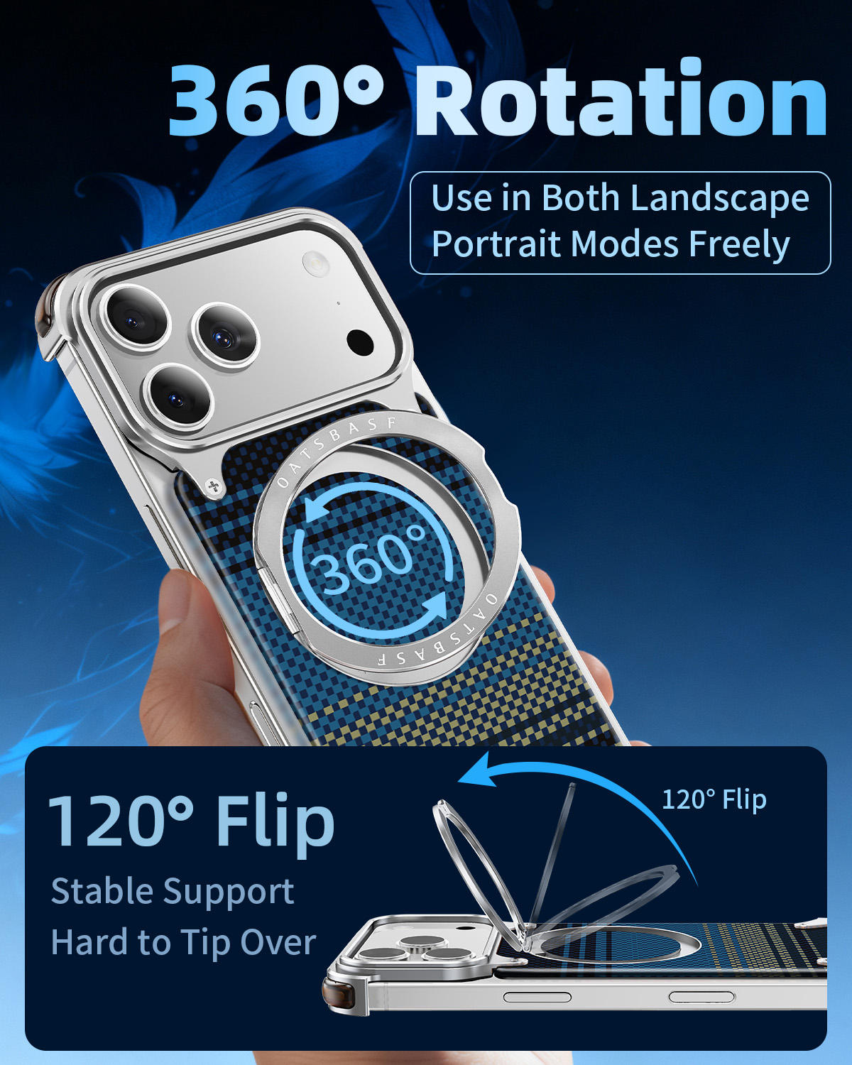 I Phone 17 Pro & Pro Max Luxury Carbon Fiber Case